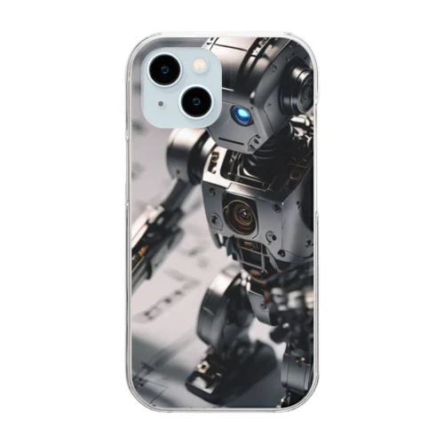 作曲ロボット Clear Smartphone Case