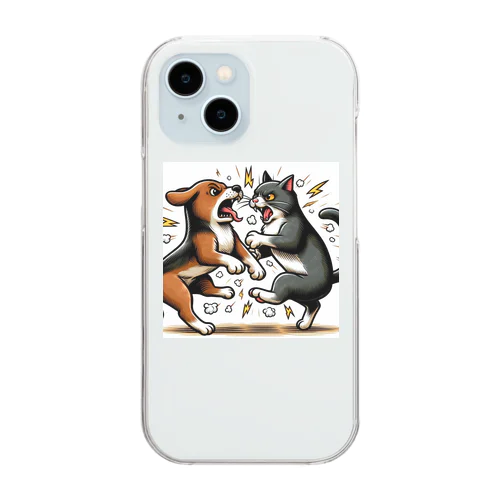 犬猿の仲 Clear Smartphone Case