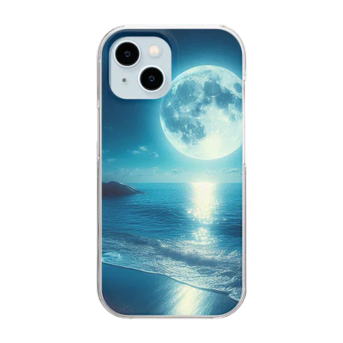 Night Sea Clear Smartphone Case