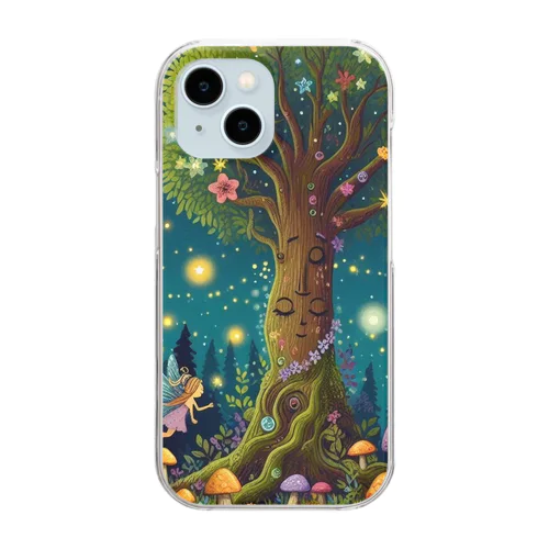 森の妖精 Clear Smartphone Case