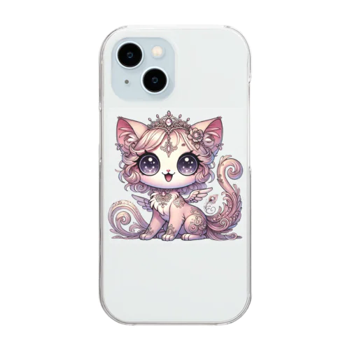 幻想のプリンセスキャット Clear Smartphone Case