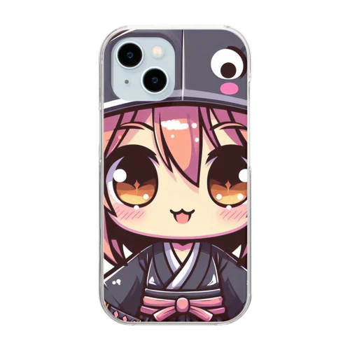 クノイチはるちゃん Clear Smartphone Case