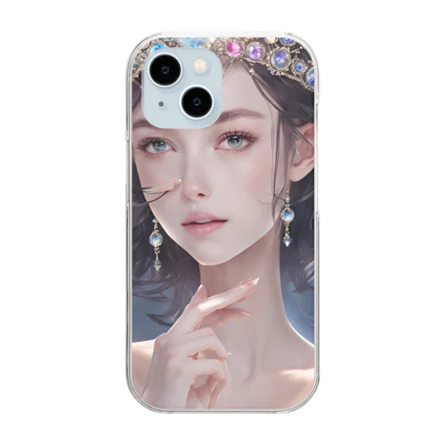 ✨クール・ビューティー✨ Clear Smartphone Case