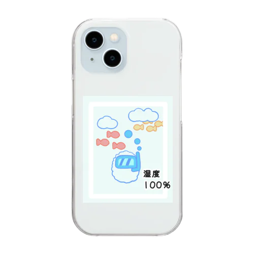 湿度100％ Clear Smartphone Case