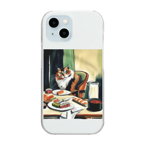 I love Sushi!! Clear Smartphone Case