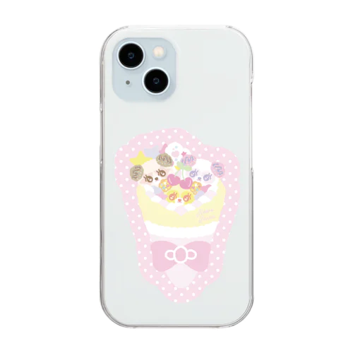 ぱんだクレープ Clear Smartphone Case