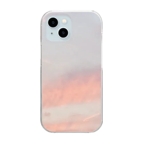 お気に入りの空 Clear Smartphone Case