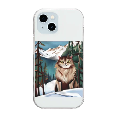 I live in Snow Mountain. Clear Smartphone Case