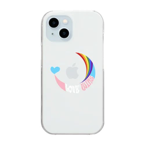 LOVE WINSムーン Clear Smartphone Case