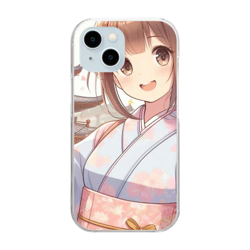 お祭り好きのＪＫ Clear Smartphone Case