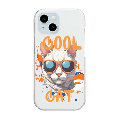 COOL CAT クリアスマホケース