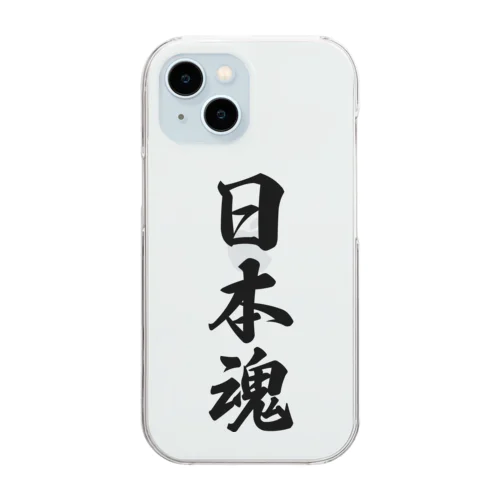 日本魂 （地元魂） Clear Smartphone Case