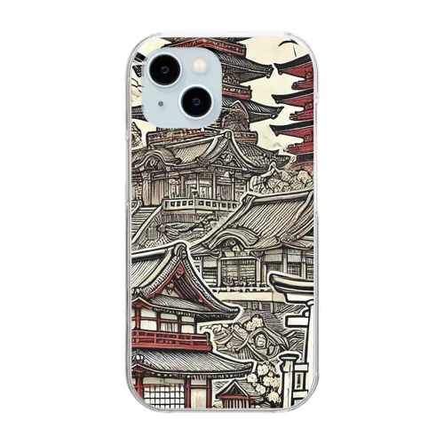 traditional building Clear Smartphone Case