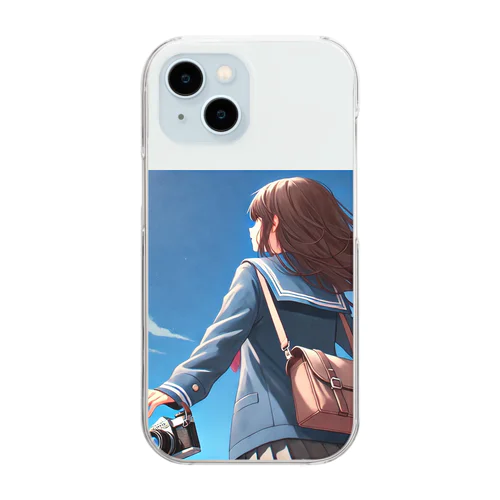 カメラ女子 Clear Smartphone Case