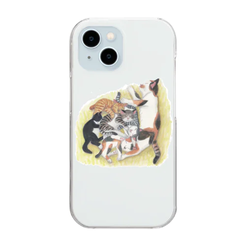 佐野早津紀　猫　XYZ Clear Smartphone Case