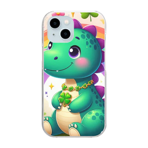恐竜くん Clear Smartphone Case