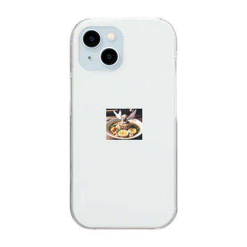 ラーメン天使 Clear Smartphone Case