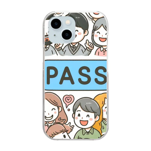 合格PASSED Clear Smartphone Case