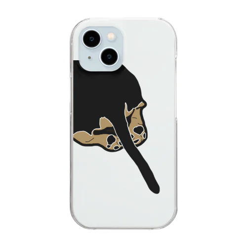 のびーる 犬 Clear Smartphone Case