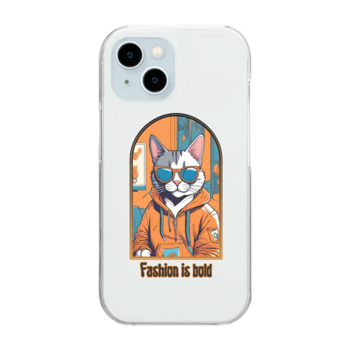 Fashion is bold Clear Smartphone Case