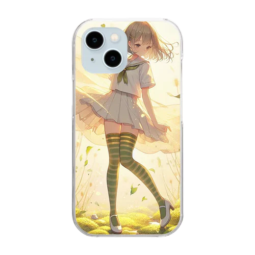 光の中で踊る Clear Smartphone Case