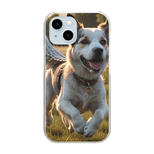 そらとぶ犬 Clear Smartphone Case