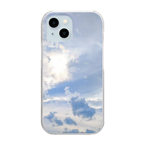 16時08分の空 Clear Smartphone Case