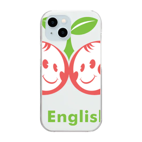 Cherry English Class Clear Smartphone Case