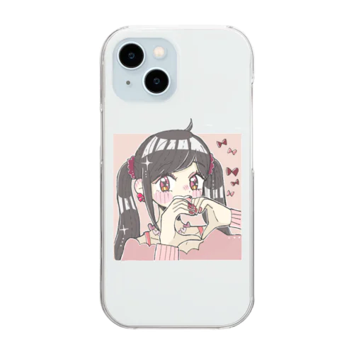 ラブハート🫶 Clear Smartphone Case