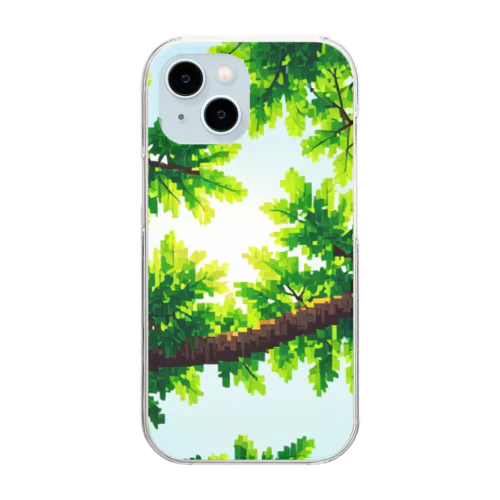 立っている木の枝 Clear Smartphone Case