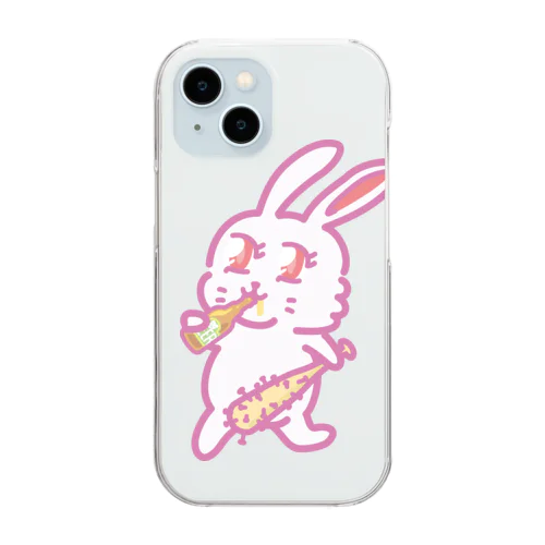 うさぎやま光一郎の町内パトロール Clear Smartphone Case