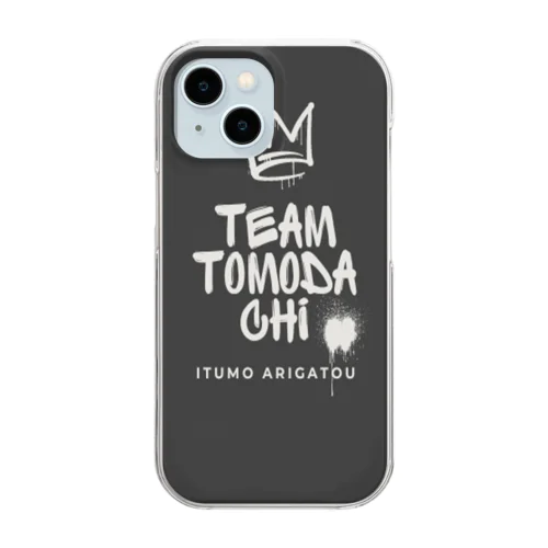 TEAM　TOMODACHI クリアスマホケース