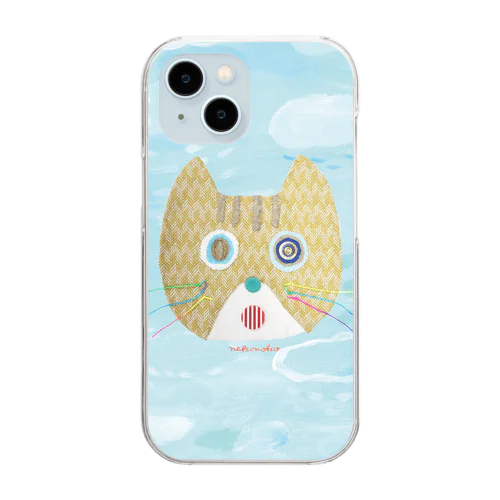 パッチワーク猫03 Clear Smartphone Case