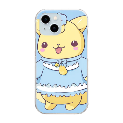 ポンプー Clear Smartphone Case