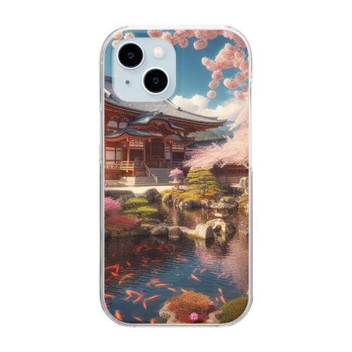 Sakura in Japan Clear Smartphone Case