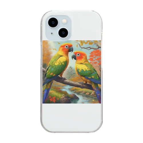 インコ Clear Smartphone Case