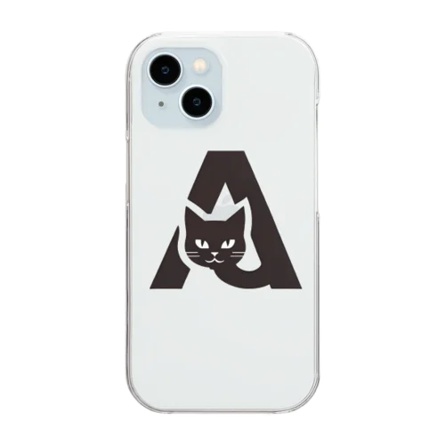 猫文字（A) Clear Smartphone Case