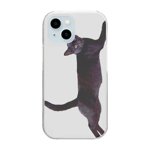 黒猫 Clear Smartphone Case