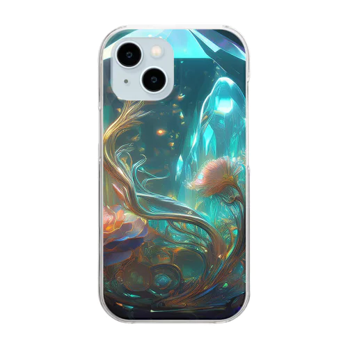 幻想世界_水晶 Clear Smartphone Case