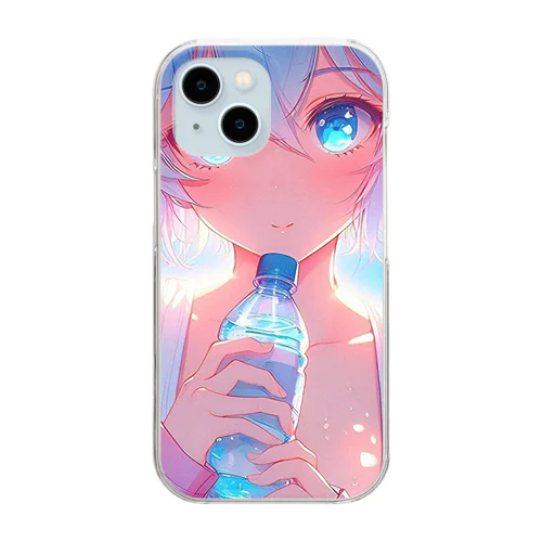 暑いから水分補給♪ Clear Smartphone Case