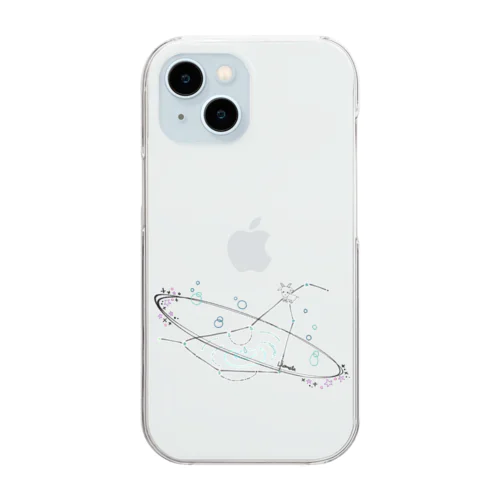 ~星座×タトゥー風~山羊座シリーズ Clear Smartphone Case