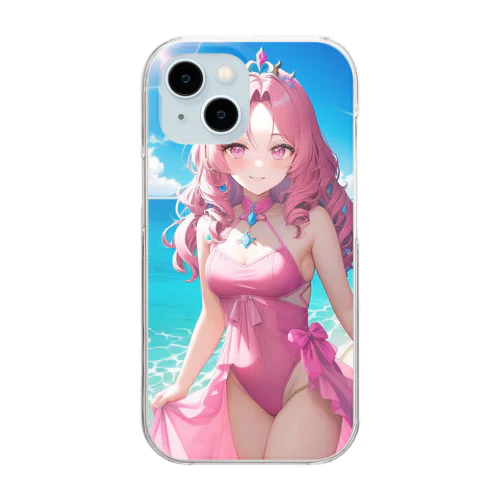 心桜　水着 Clear Smartphone Case