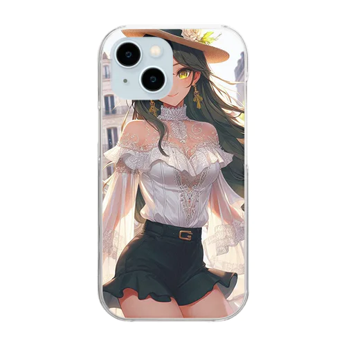 お洒落コーデ！？ Clear Smartphone Case