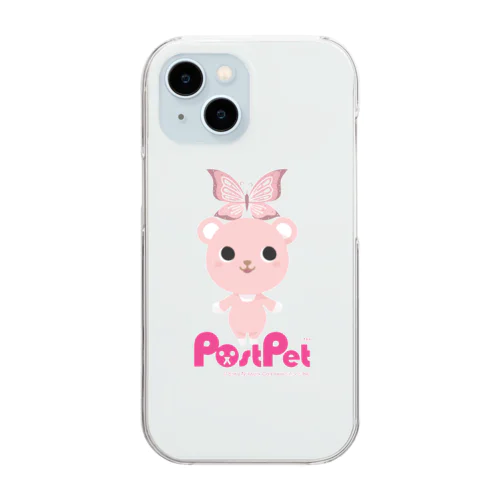 コモモと蝶 Clear Smartphone Case