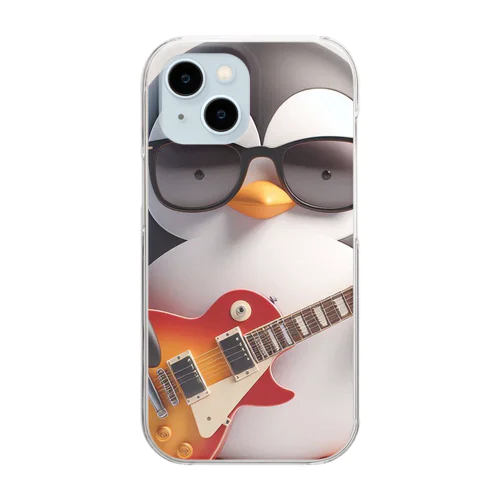 ペンギンの健 Clear Smartphone Case