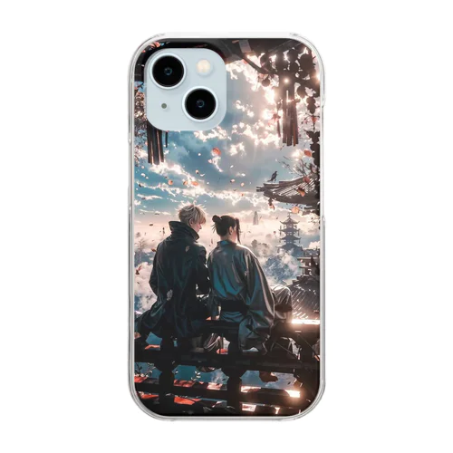 【呪術廻戦（五条悟×夏油傑）】 Clear Smartphone Case