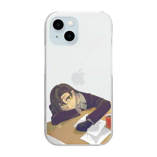 竜人さんはもうちょっと働きたいらしい 表紙イラスト（背景無し版） Clear Smartphone Case