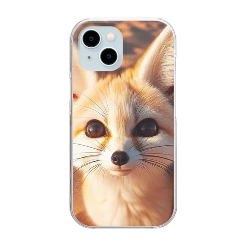 キツネ Clear Smartphone Case