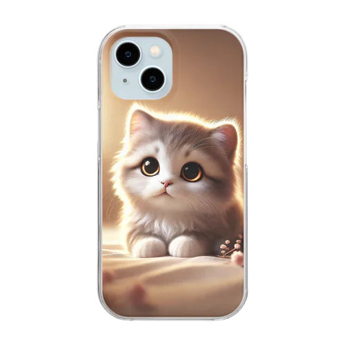 Cute kitten Clear Smartphone Case