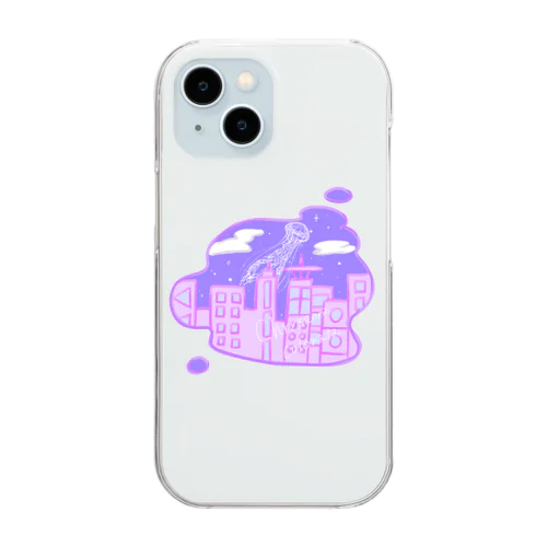 理想の夜 Clear Smartphone Case